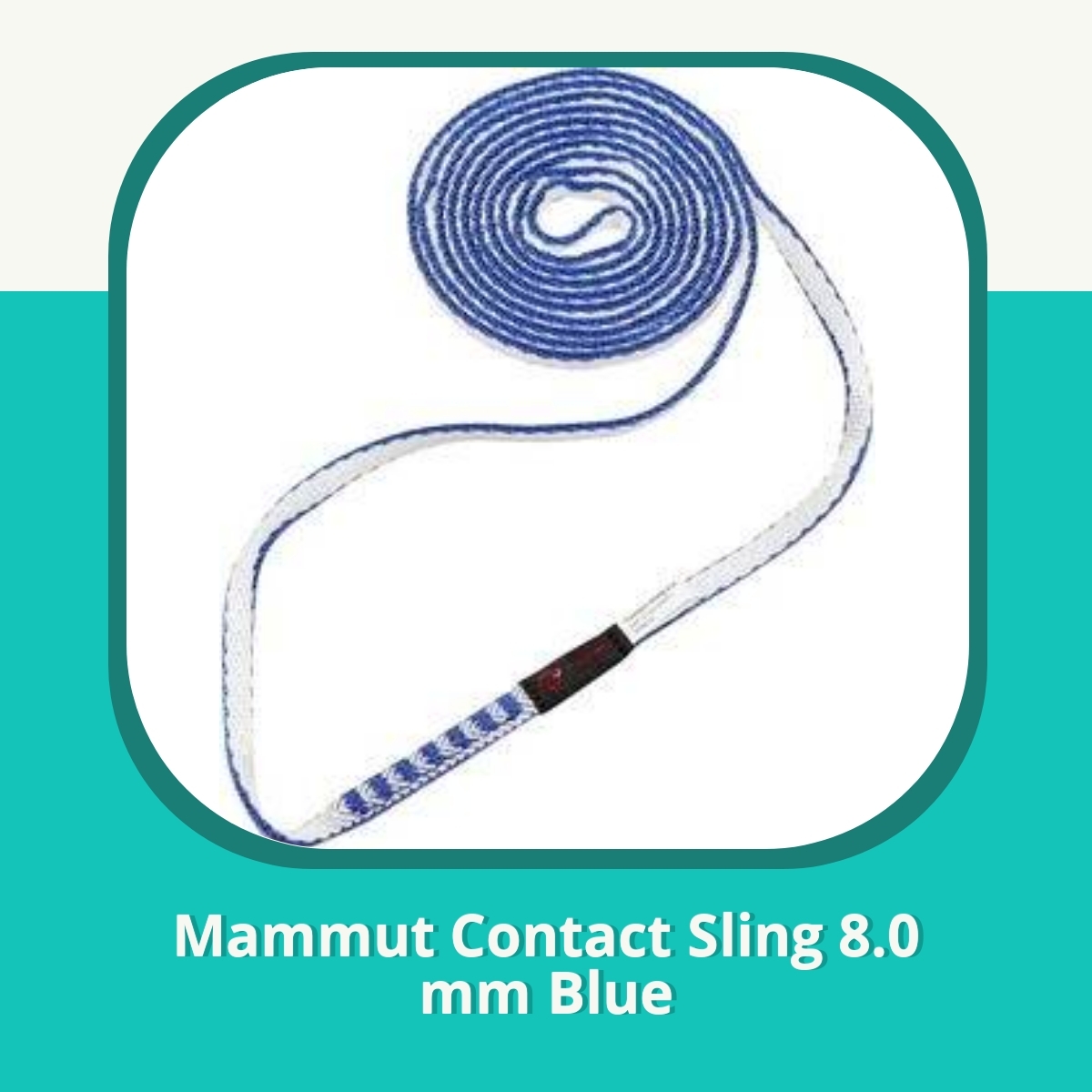 Anmeldelse Mammut Contact Sling 8.0 mm Blue