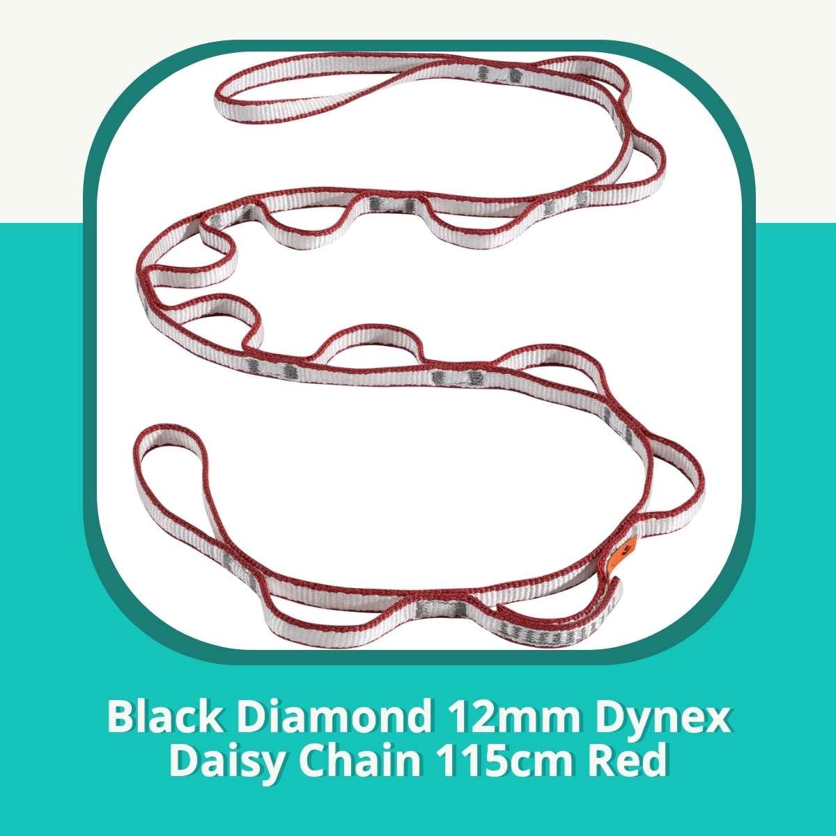 Anmeldelse af Black Diamond 12mm Dynex Daisy Chain 115cm Red