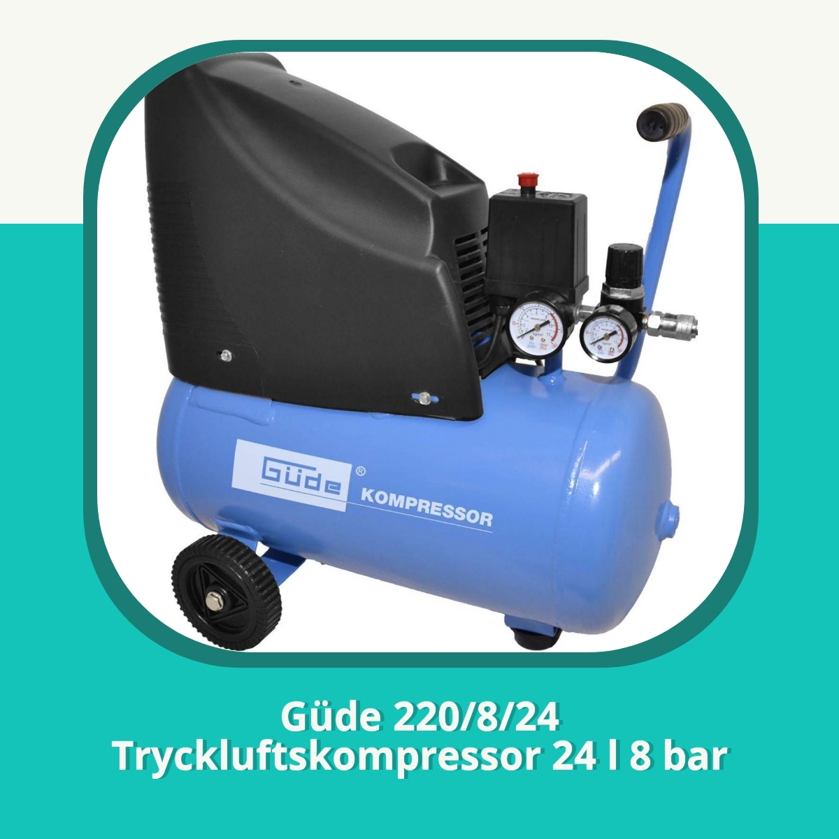 Recension af Güde 220/8/24 Tryckluftskompressor 24 l 8 bar