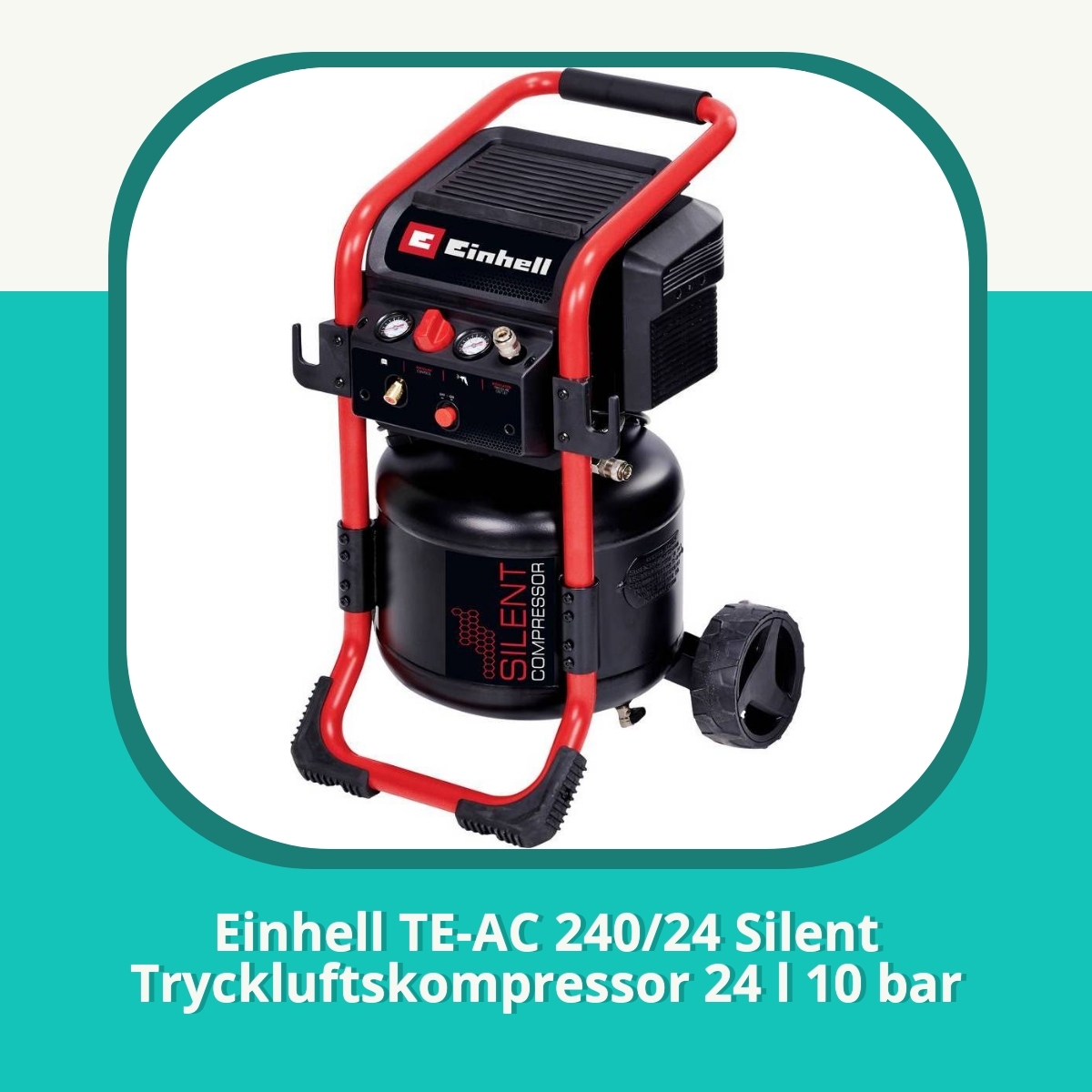 Recension af Einhell TE-AC 240/24 Silent Tryckluftskompressor 24 l 10 bar