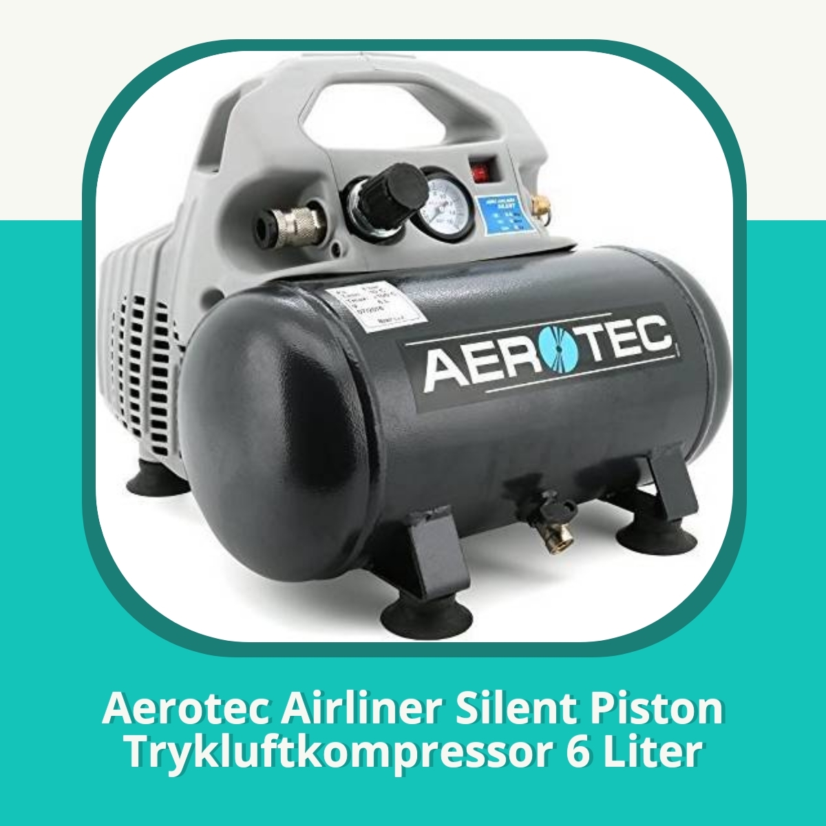 Anmeldelse af Aerotec Airliner Silent Piston Trykluftkompressor 6 Liter