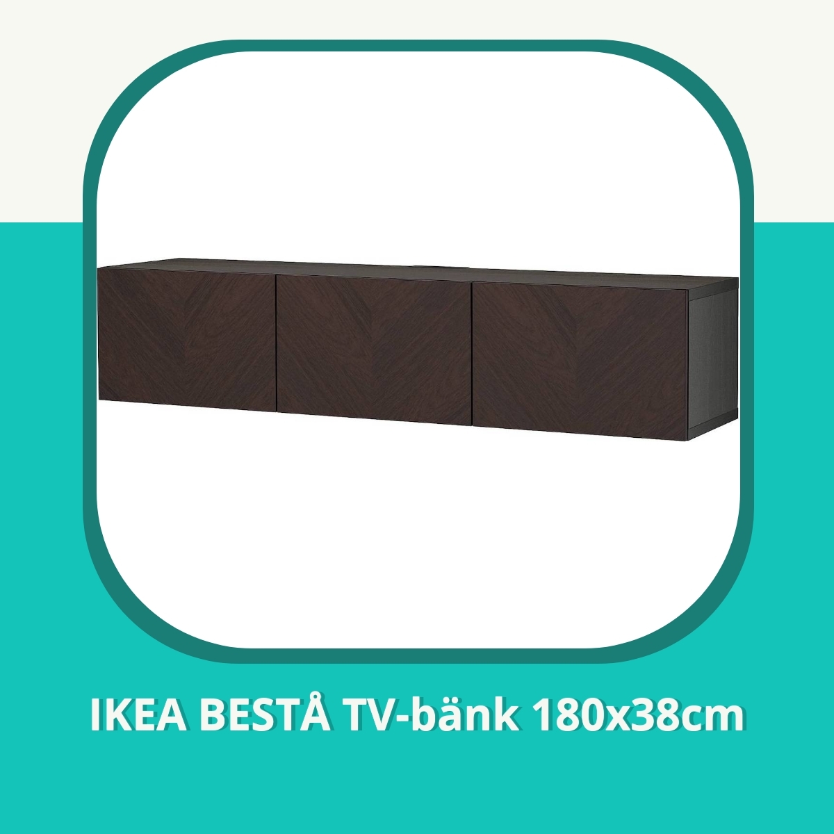 Recension af IKEA BESTÅ TV-bänk 180x38cm