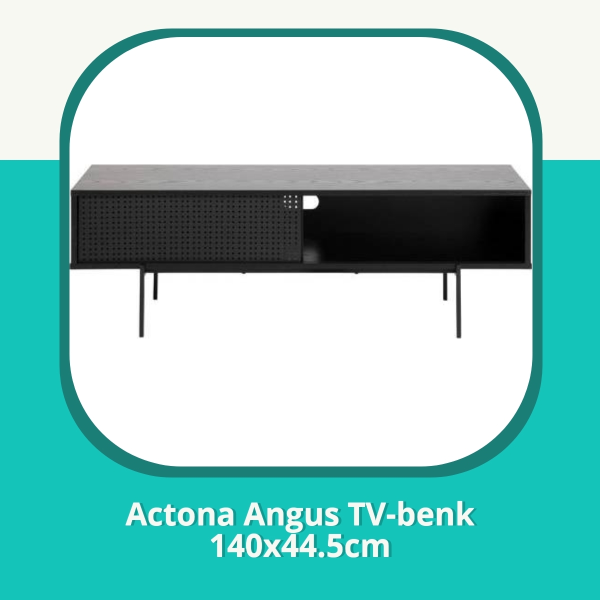 Anmeldelse af Actona Angus TV-benk 140x44.5cm