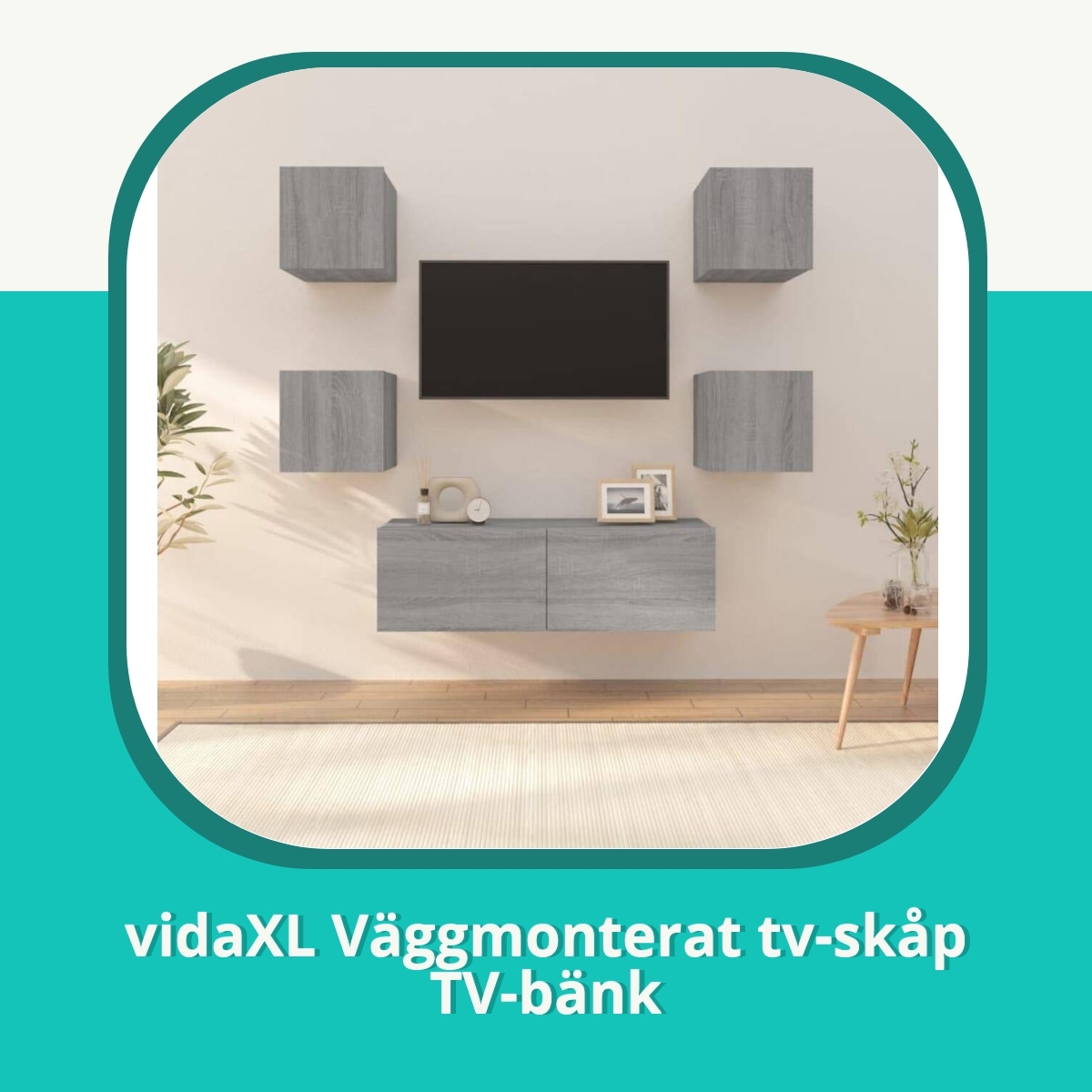 Recension af vidaXL Väggmonterat tv-skåp TV-bänk