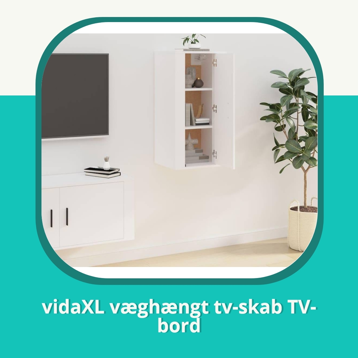 Anmeldelse af vidaXL væghængt tv-skab TV-bord