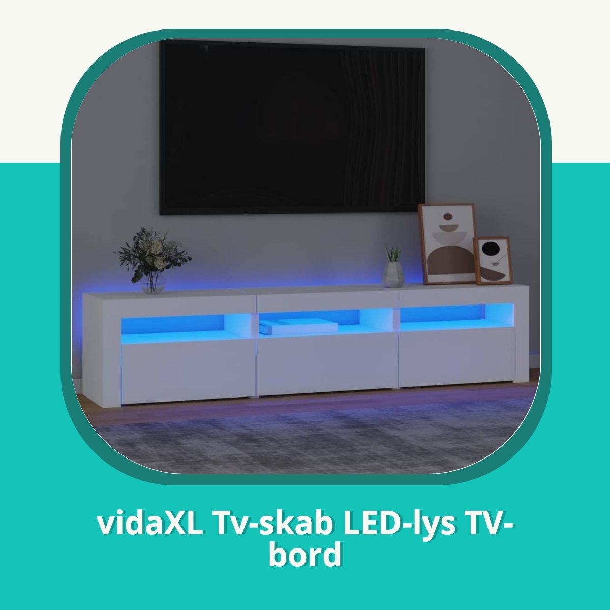 Anmeldelse af vidaXL Tv-skab LED-lys TV-bord