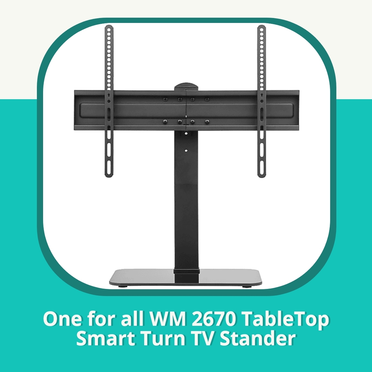 Anmeldelse af One for all WM 2670 TableTop Smart Turn TV Stander