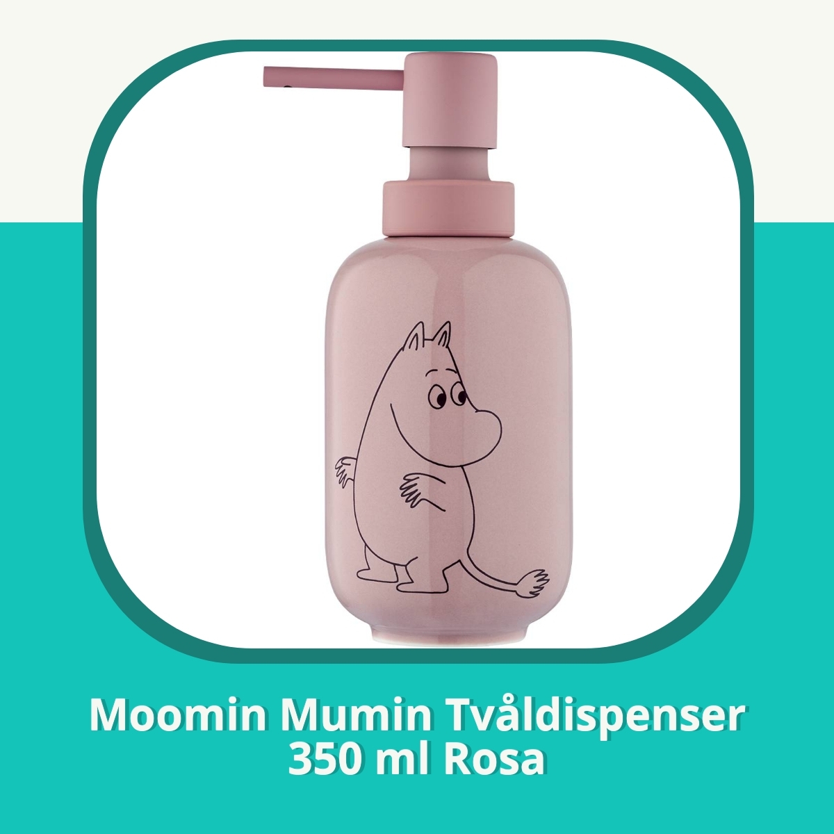Recension af Moomin Mumin Tvåldispenser 350 ml Rosa