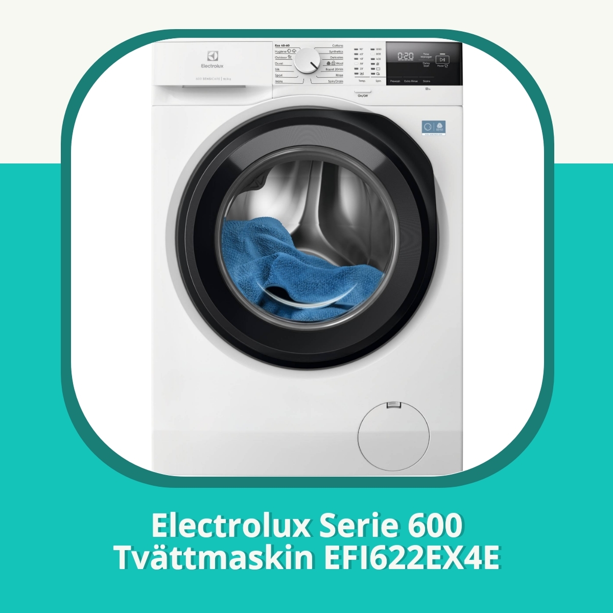 Recension af Electrolux Serie 600 Tvättmaskin EFI622EX4E