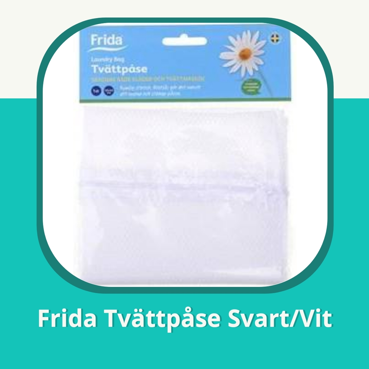 Recension Frida Tvättpåse Svart/Vit