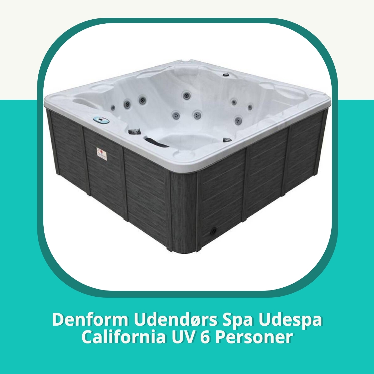 Anmeldelse af Denform Udendørs Spa Udespa California UV 6 Personer
