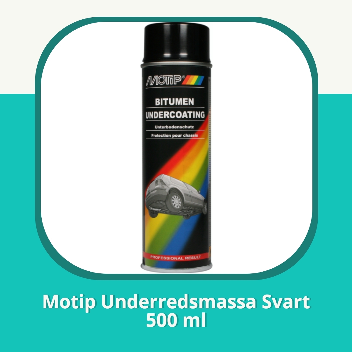 Recension Motip Underredsmassa Svart 500 ml
