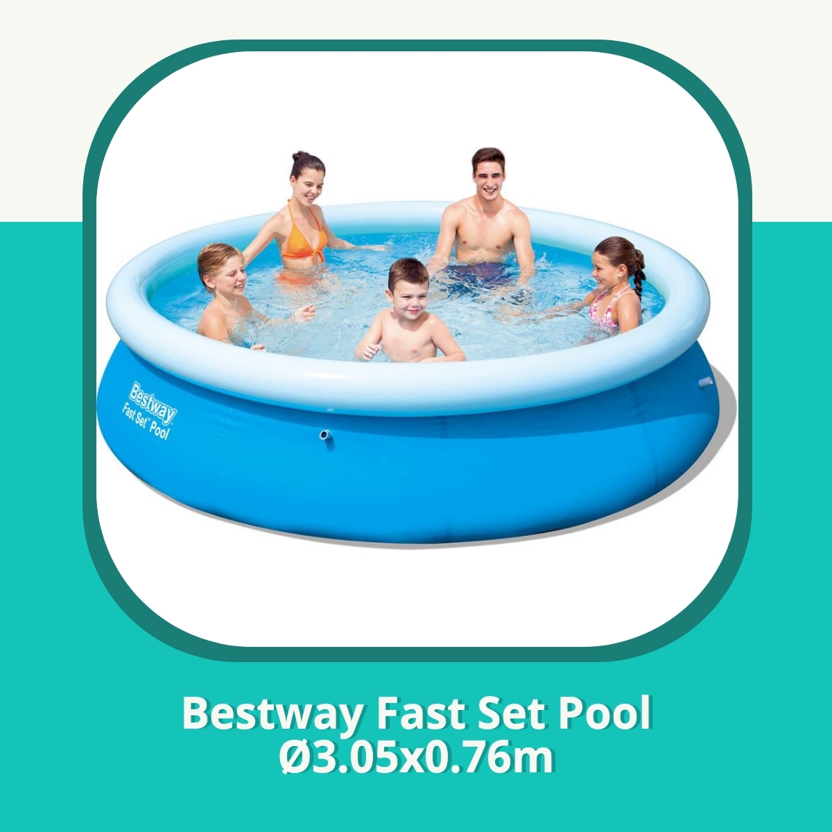 Recension af Bestway Fast Set Pool Ø3.05x0.76m