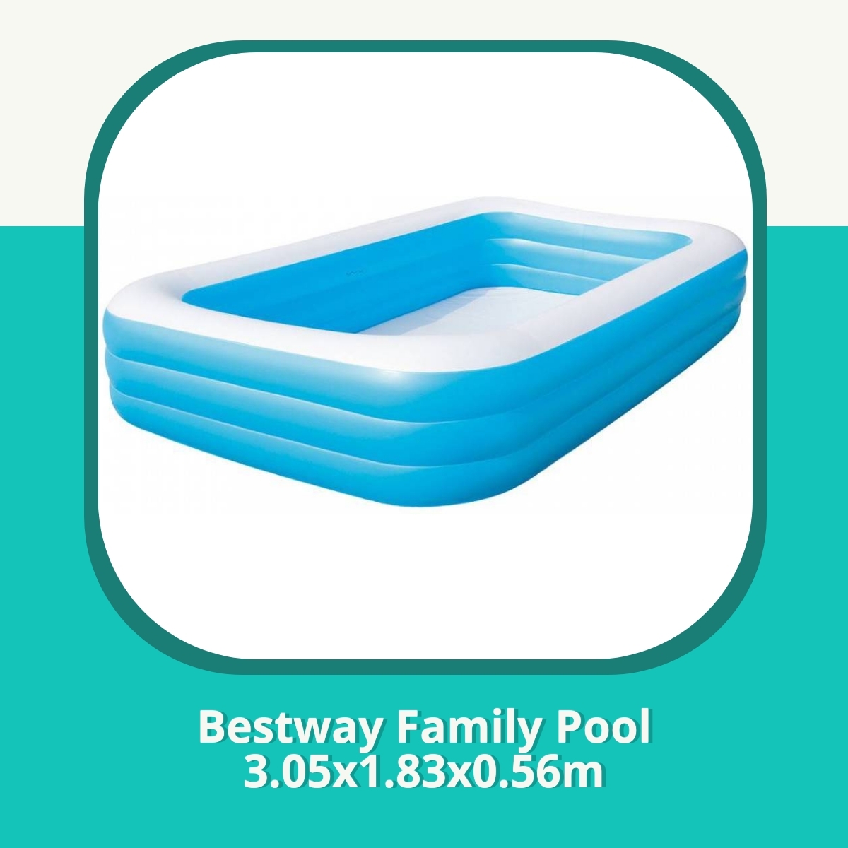 Recension af Bestway Family Pool 3.05x1.83x0.56m