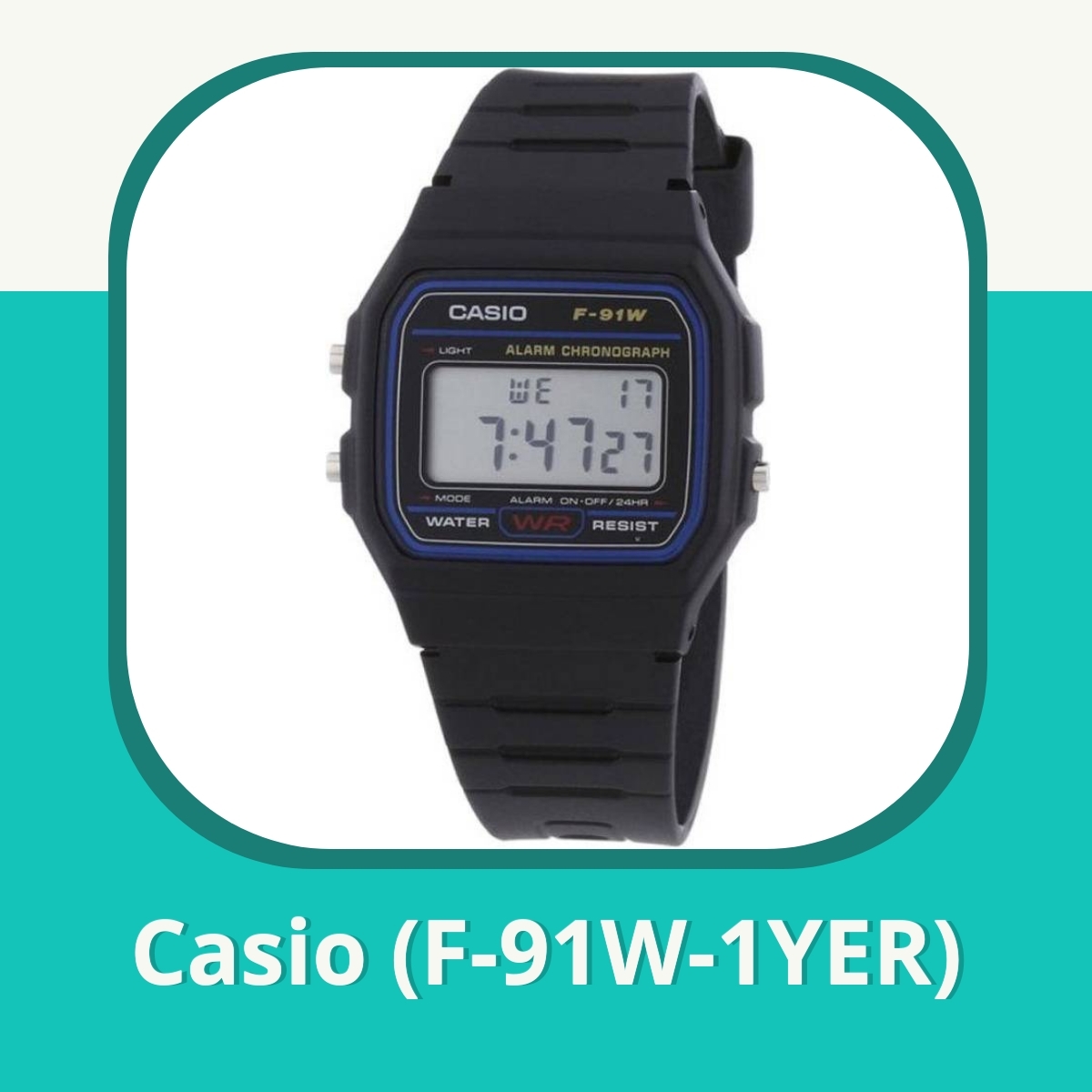 Anmeldelse af Casio (F-91W-1YER)