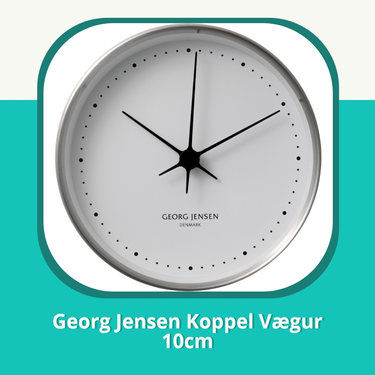 Anmeldelse af Georg Jensen Koppel Vægur 10cm