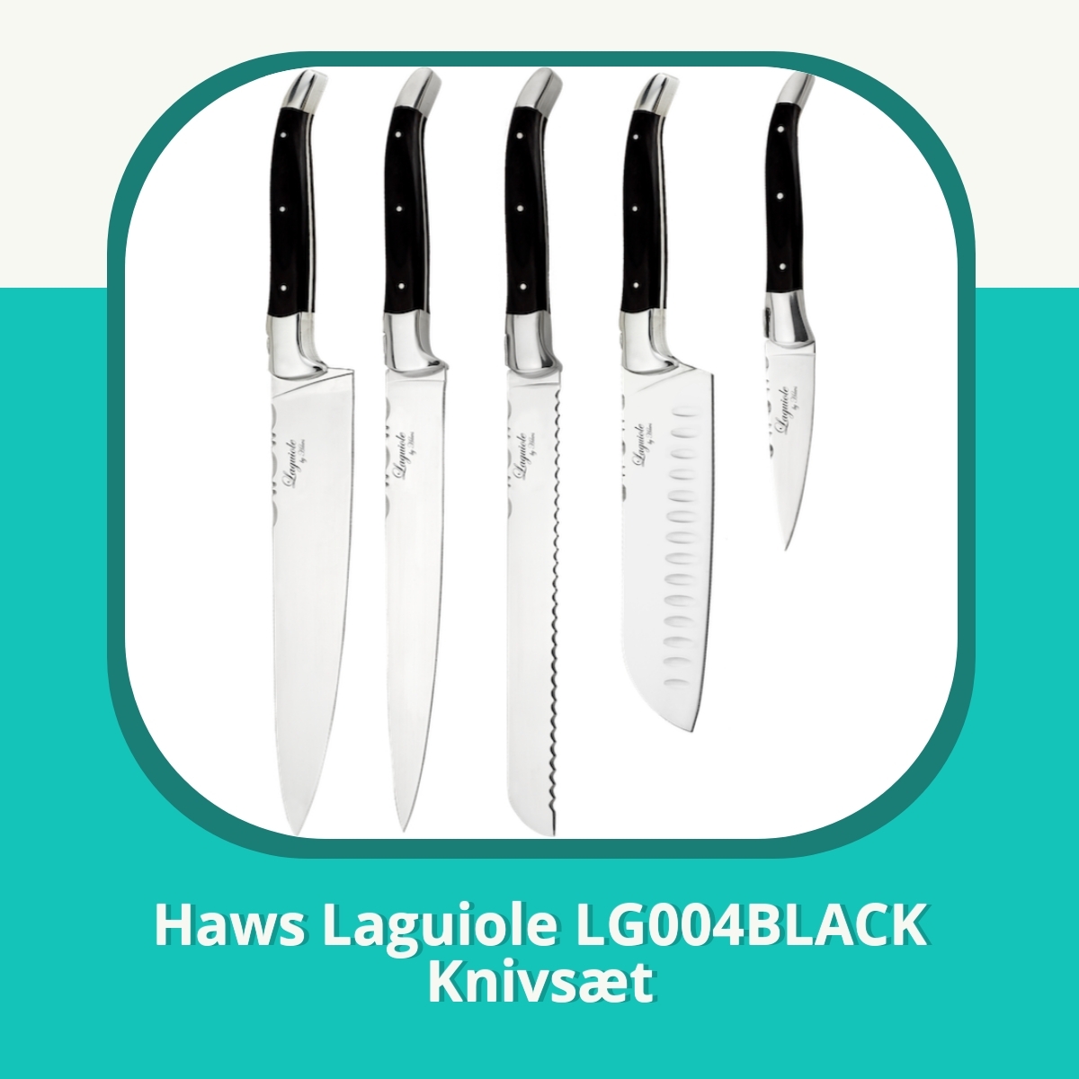 Anmeldelse af Haws Laguiole LG004BLACK Knivsæt