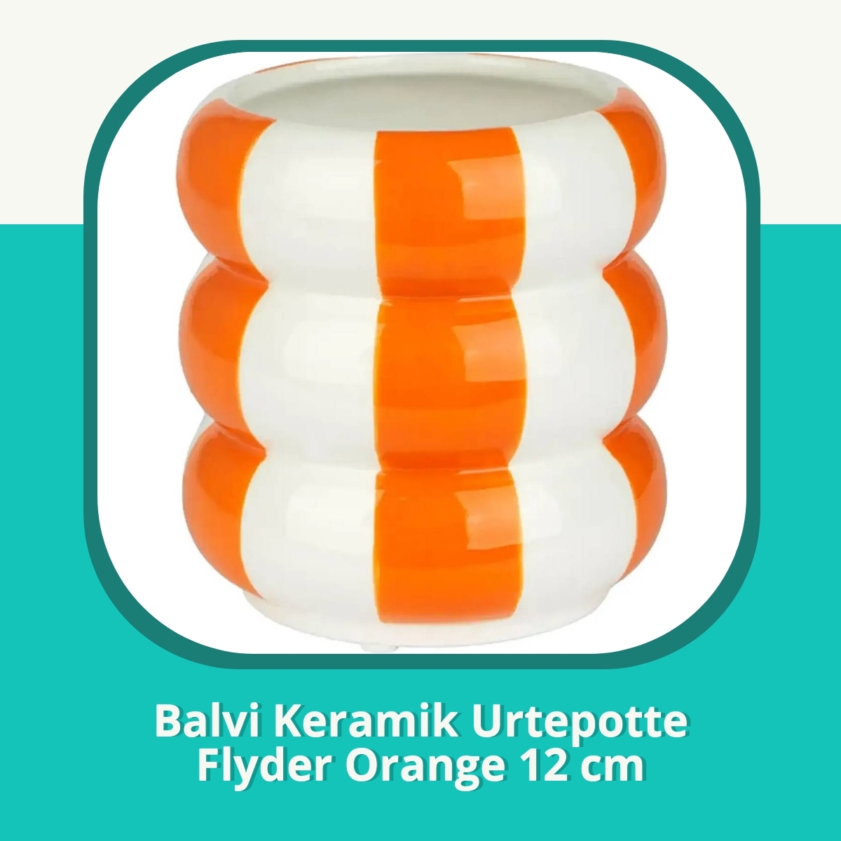 Recension af Balvi Keramik Urtepotte Flyder Orange 12 cm