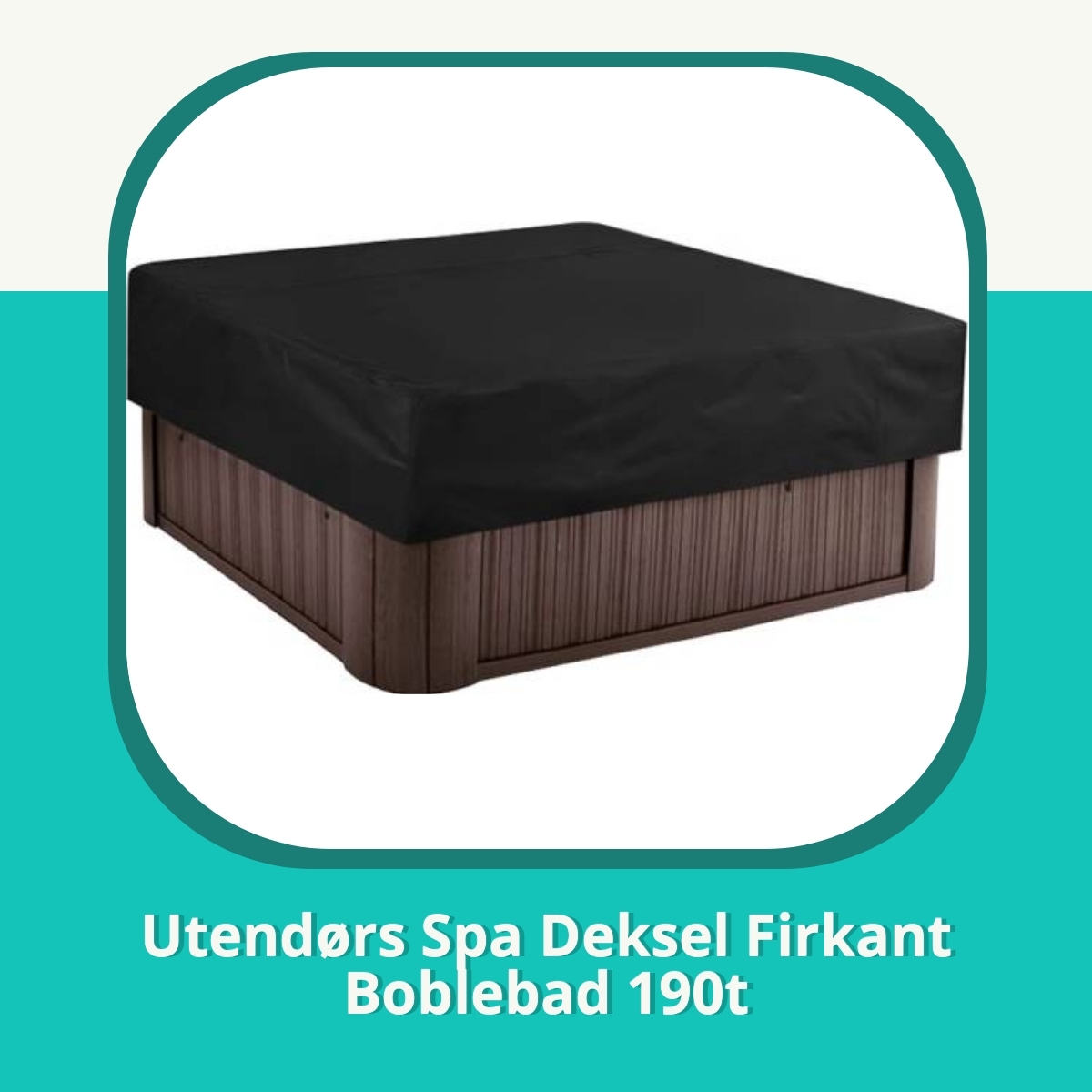 Anmeldelse af Utendørs Spa Deksel Firkant Boblebad 190t