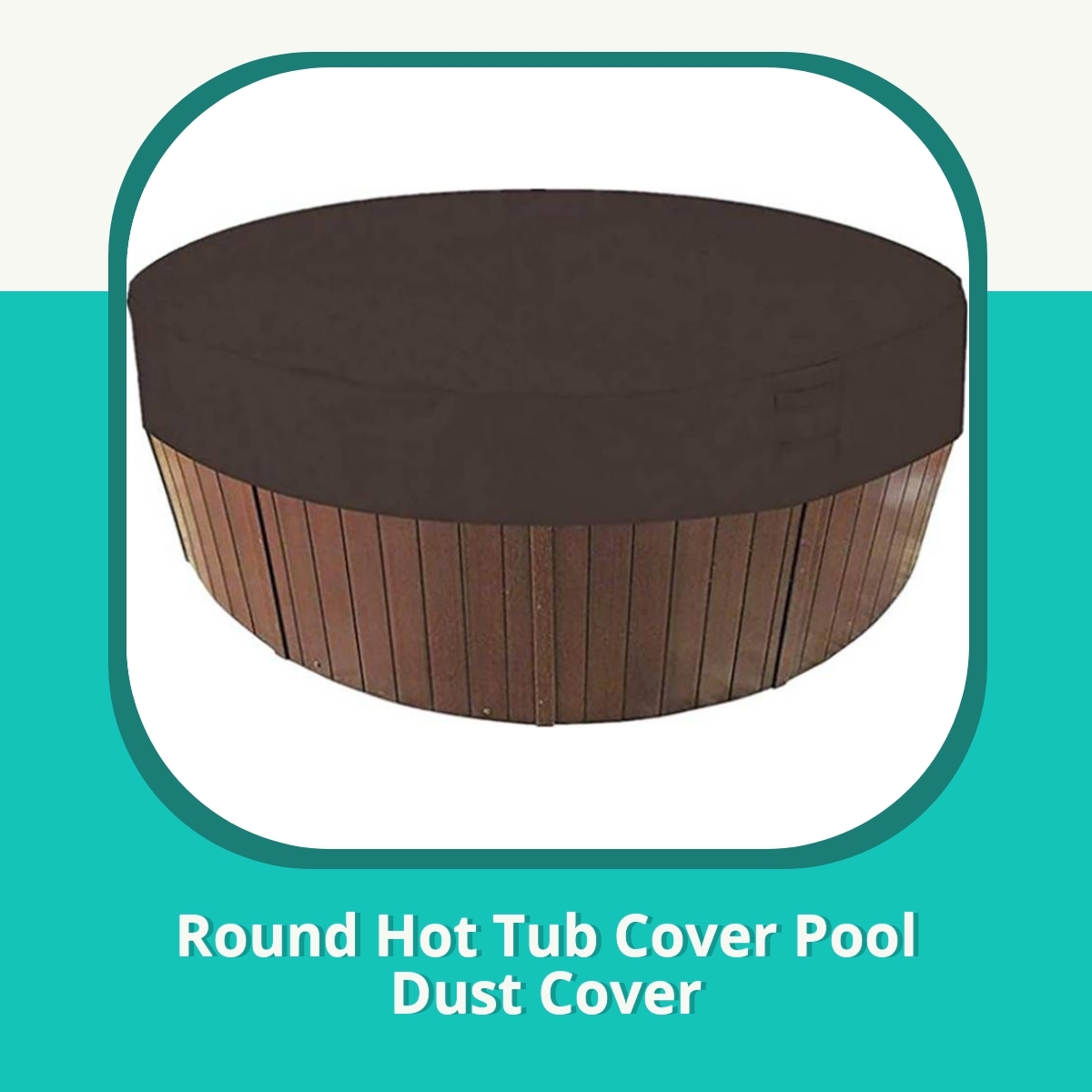 Anmeldelse af Round Hot Tub Cover Pool Dust Cover