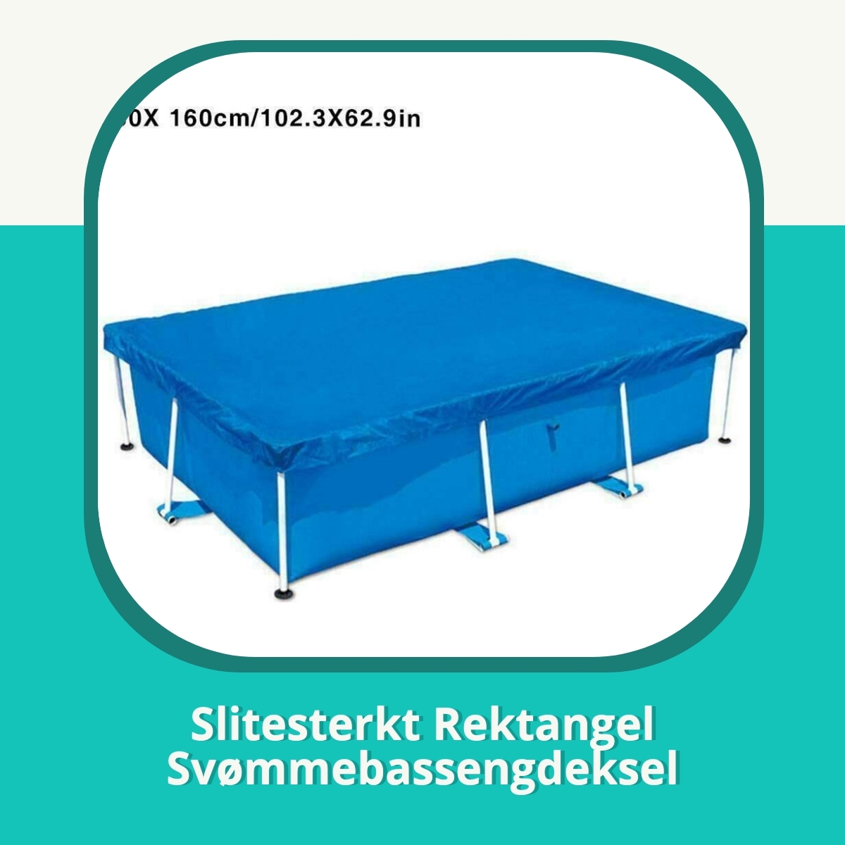 Anmeldelse af Slitesterkt Rektangel Svømmebassengdeksel