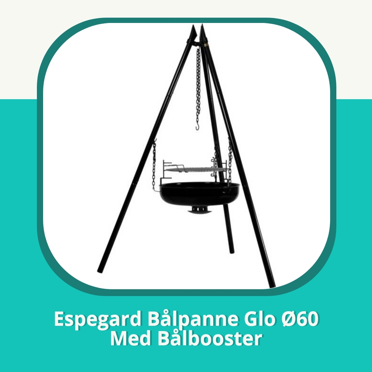 Anmeldelse af Espegard Bålpanne Glo Ø60 Med Bålbooster