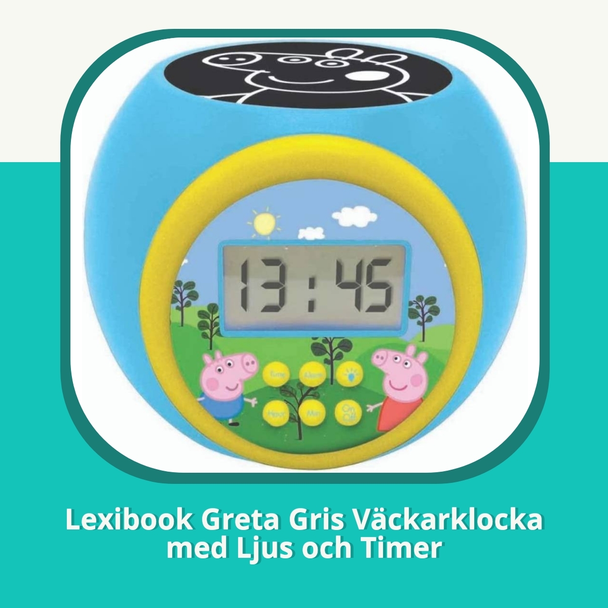 Recension af Lexibook Greta Gris Väckarklocka med Ljus och Timer