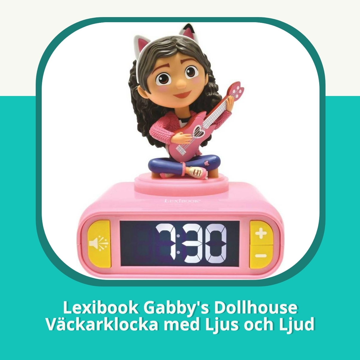 Recension Lexibook Gabby's Dollhouse Väckarklocka med Ljus och Ljud