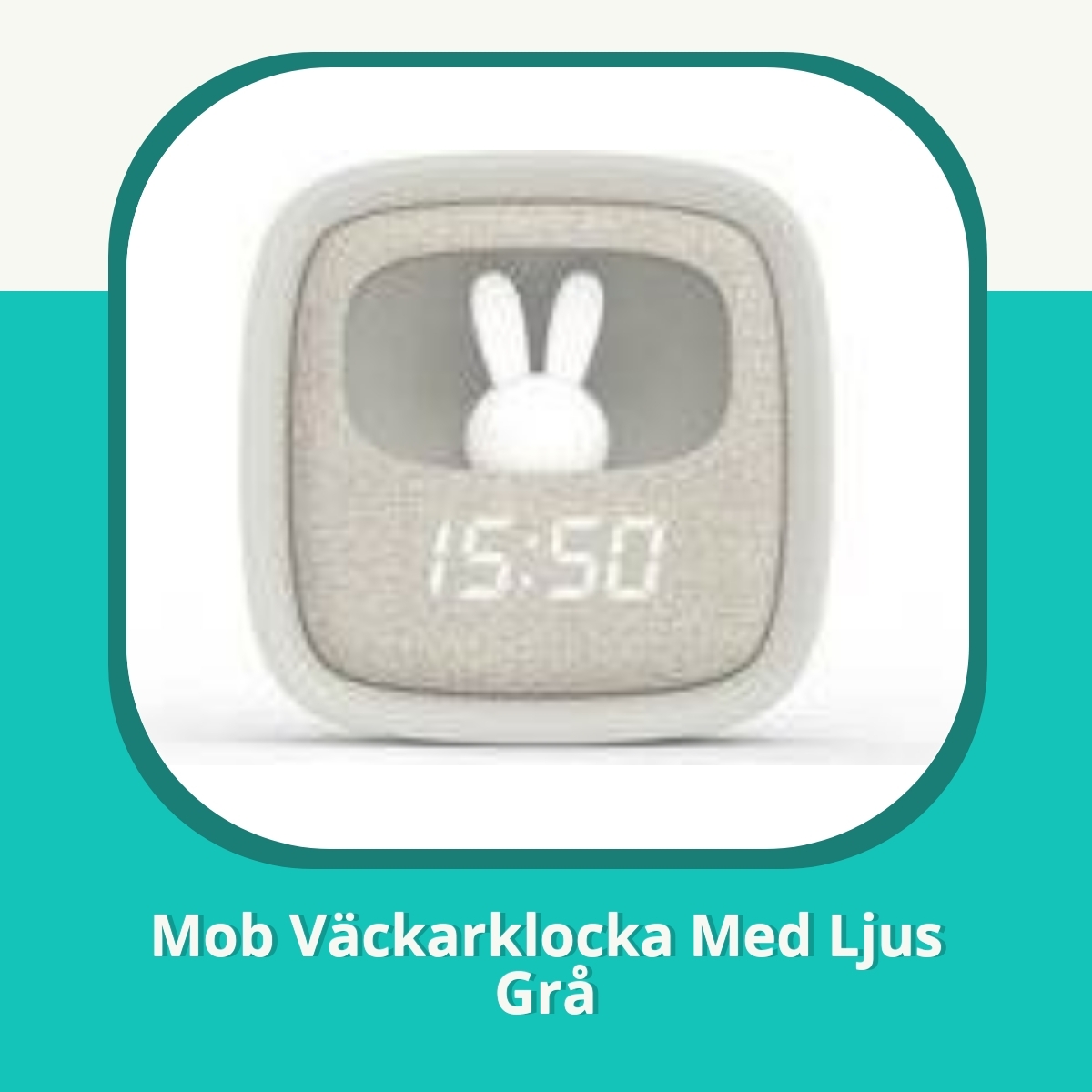 Recension af Mob Väckarklocka Med Ljus Grå