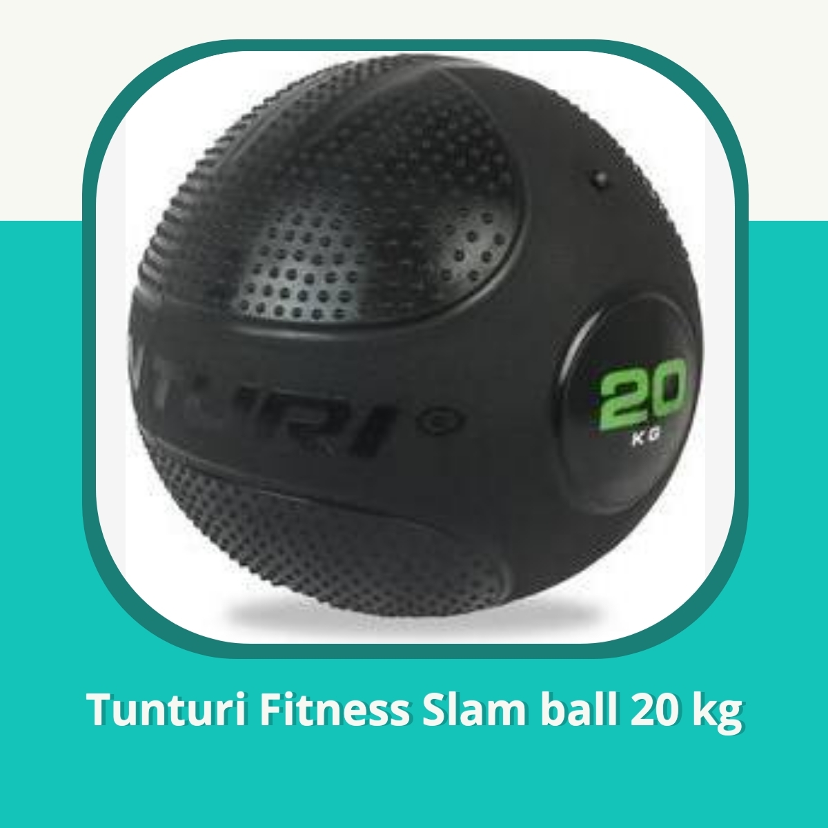 Anmeldelse af Tunturi Fitness Slam ball 20 kg