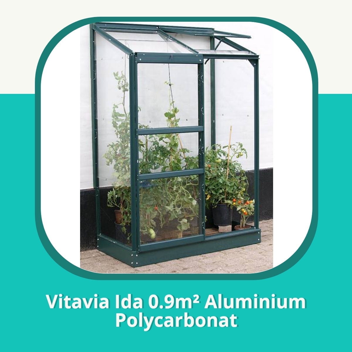Anmeldelse af Vitavia Ida 0.9m² Aluminium Polycarbonat
