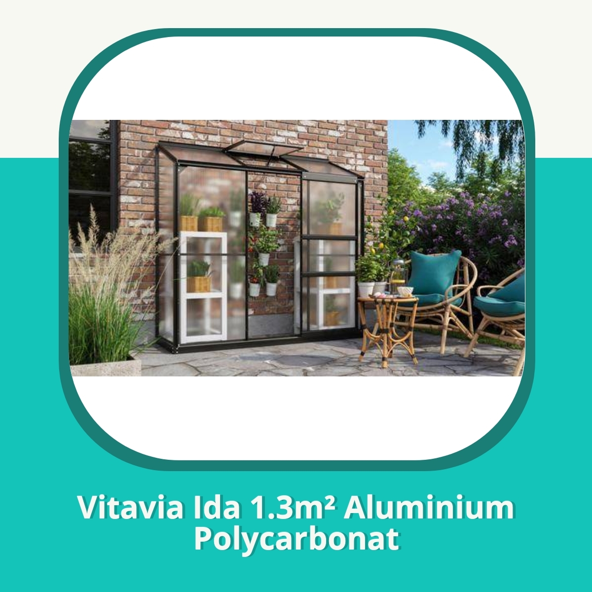 Anmeldelse af Vitavia Ida 1.3m² Aluminium Polycarbonat