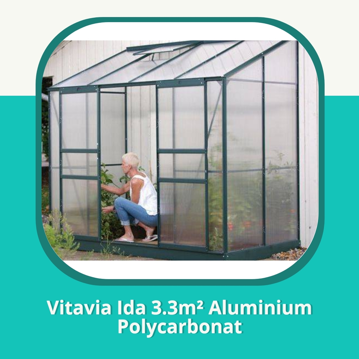 Anmeldelse af Vitavia Ida 3.3m² Aluminium Polycarbonat