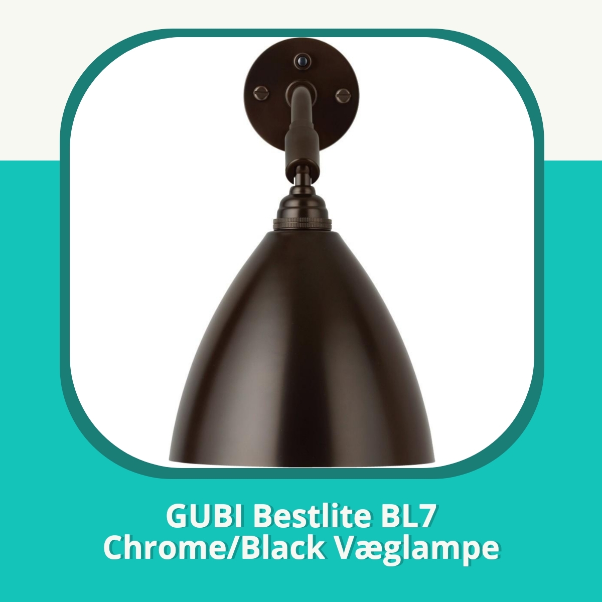 Anmeldelse af GUBI Bestlite BL7 Chrome/Black Væglampe