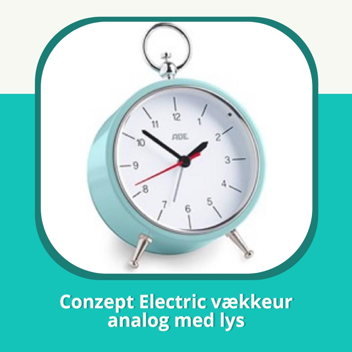 Anmeldelse af Conzept Electric vækkeur analog med lys