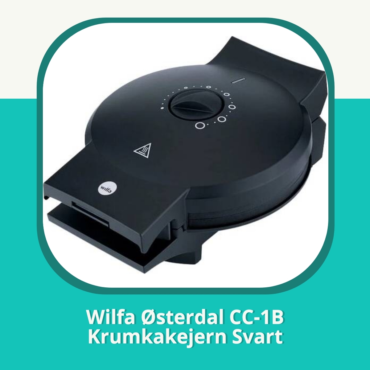 Anmeldelse af Wilfa Østerdal CC-1B Krumkakejern Svart