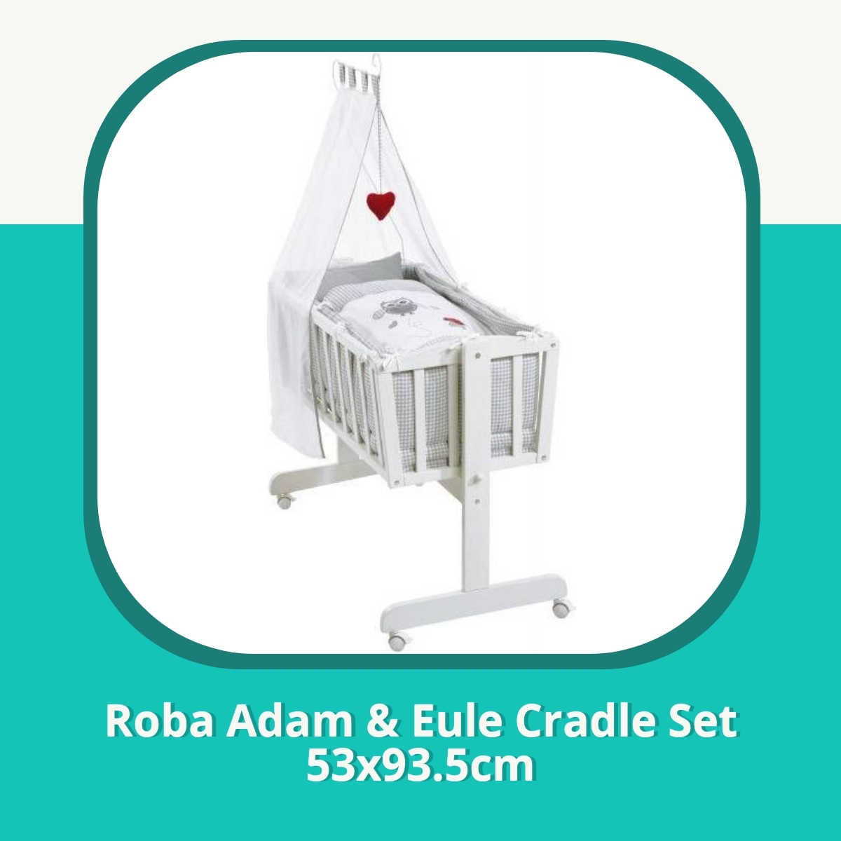 Recension af Roba Adam & Eule Cradle Set 53x93.5cm