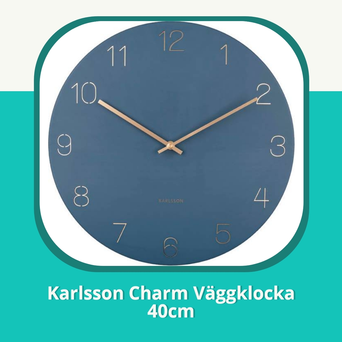 Recension af Karlsson Charm Väggklocka 40cm