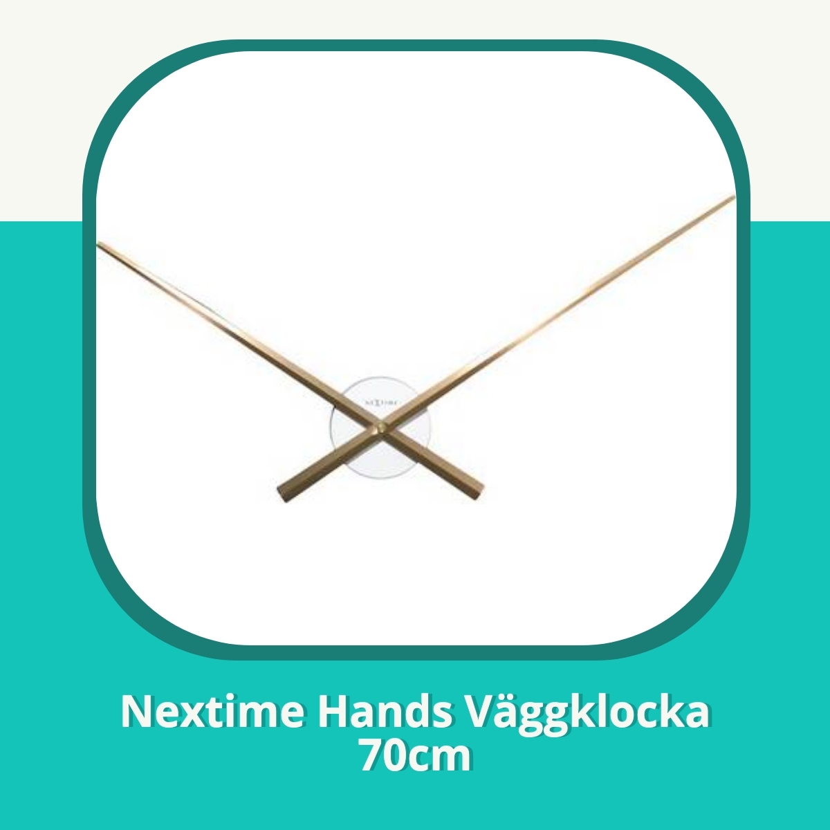 Recension af Nextime Hands Väggklocka 70cm