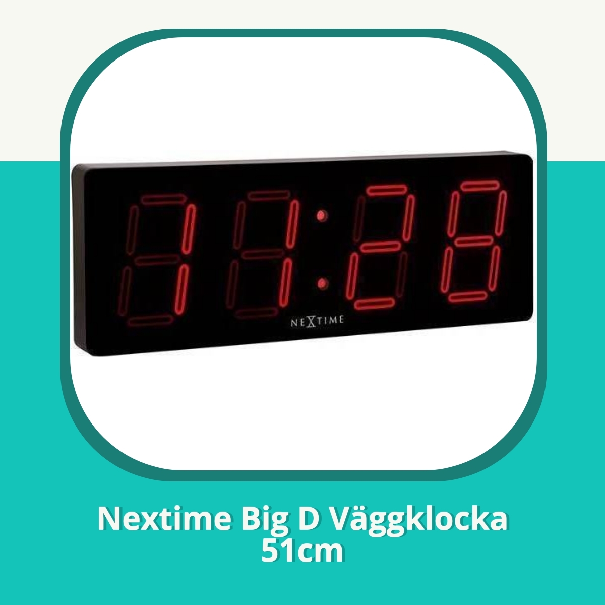 Recension af Nextime Big D Väggklocka 51cm