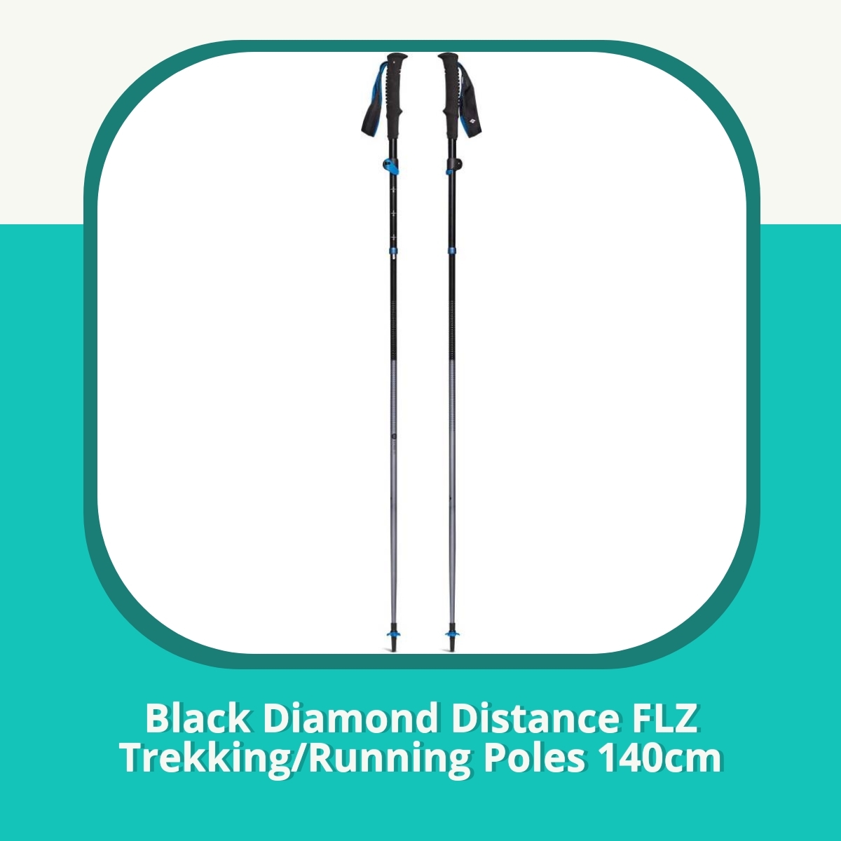 Anmeldelse af Black Diamond Distance FLZ Trekking/Running Poles 140cm