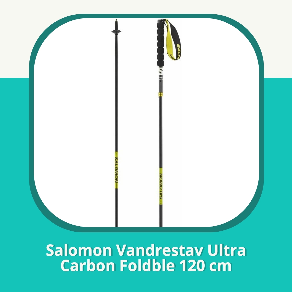 Anmeldelse af Salomon Vandrestav Ultra Carbon Foldble 120 cm