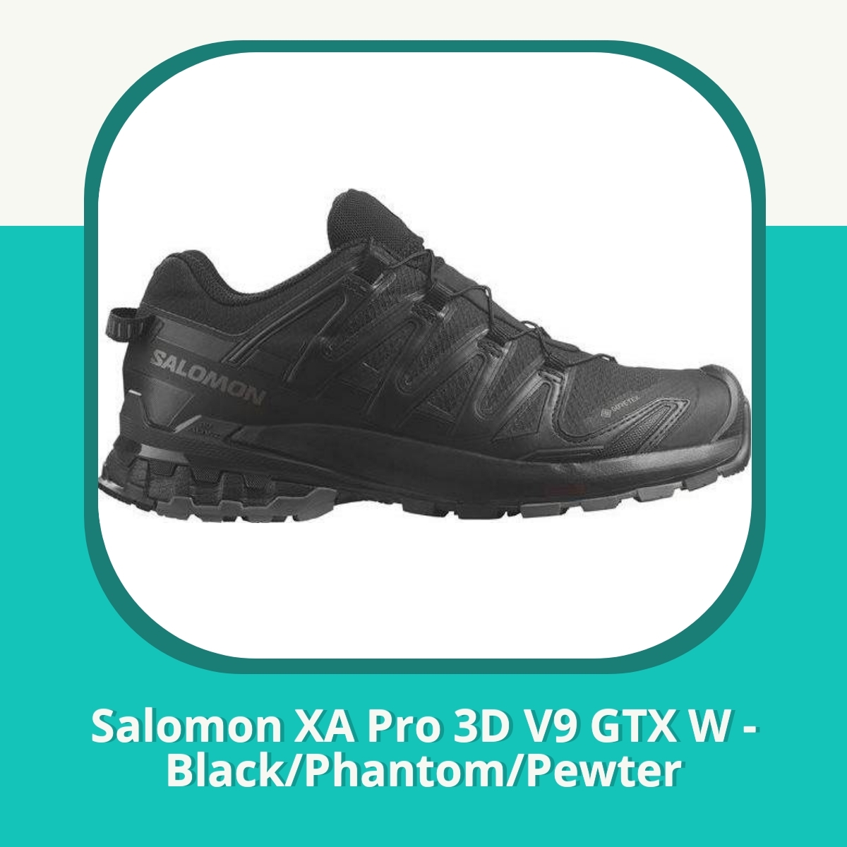Anmeldelse af Salomon XA Pro 3D V9 GTX W - Black/Phantom/Pewter