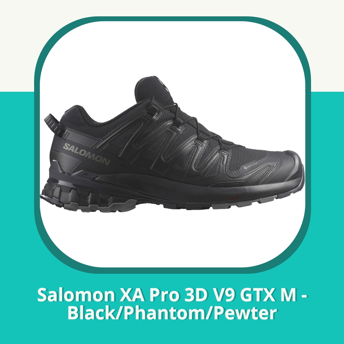 Anmeldelse af Salomon XA Pro 3D V9 GTX M - Black/Phantom/Pewter