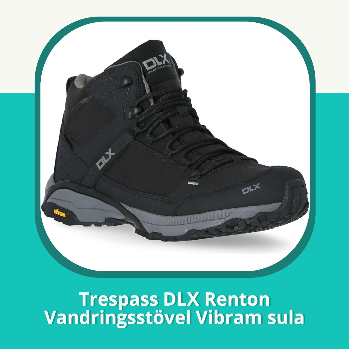 Recension af Trespass DLX Renton Vandringsstövel Vibram sula