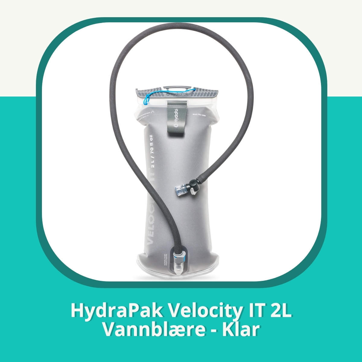 Anmeldelse HydraPak Velocity IT 2L Vannblære - Klar