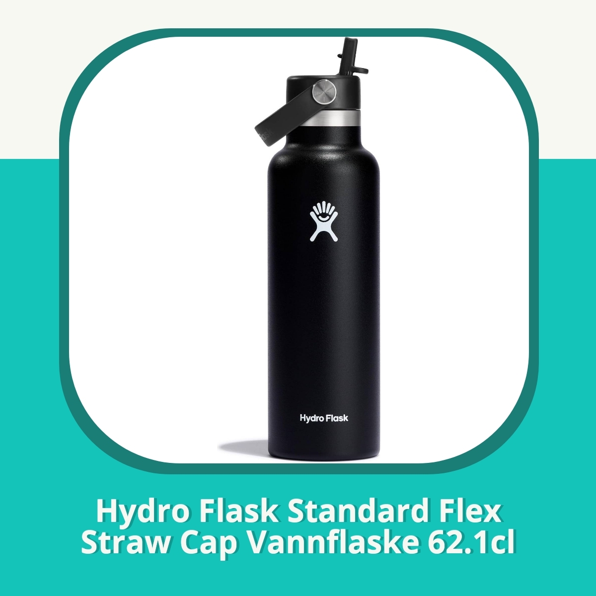 Anmeldelse af Hydro Flask Standard Flex Straw Cap Vannflaske 62.1cl