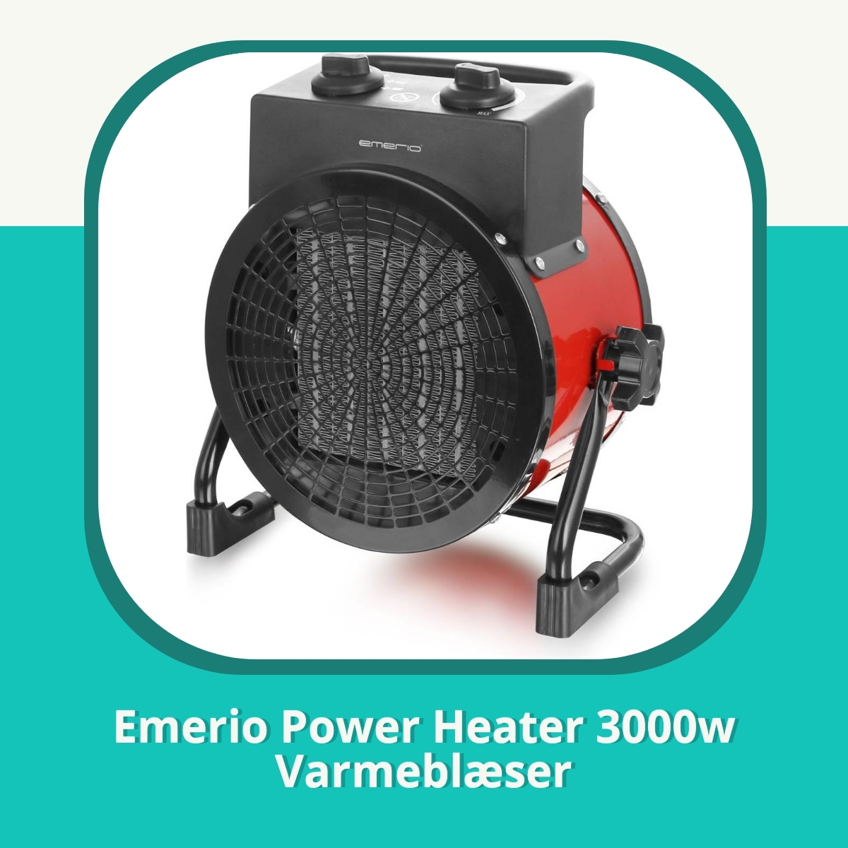Anmeldelse af Emerio Power Heater 3000w Varmeblæser