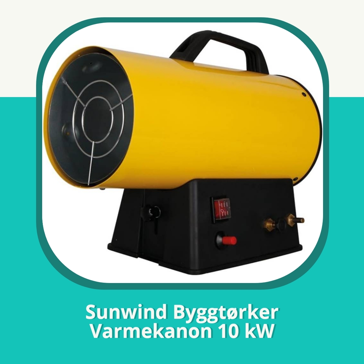 Anmeldelse af Sunwind Byggtørker Varmekanon 10 kW