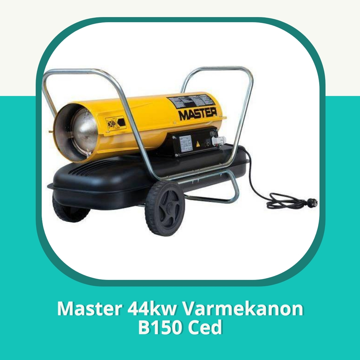 Anmeldelse af Master 44kw Varmekanon B150 Ced